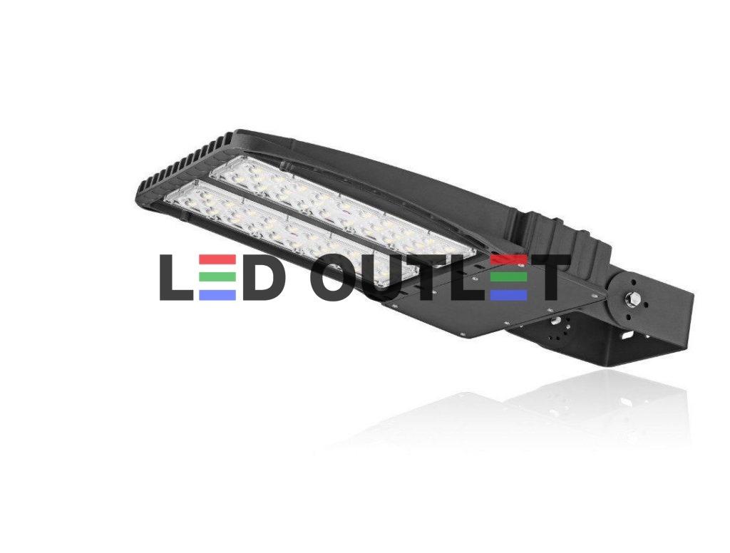 LED parking lot light fixture