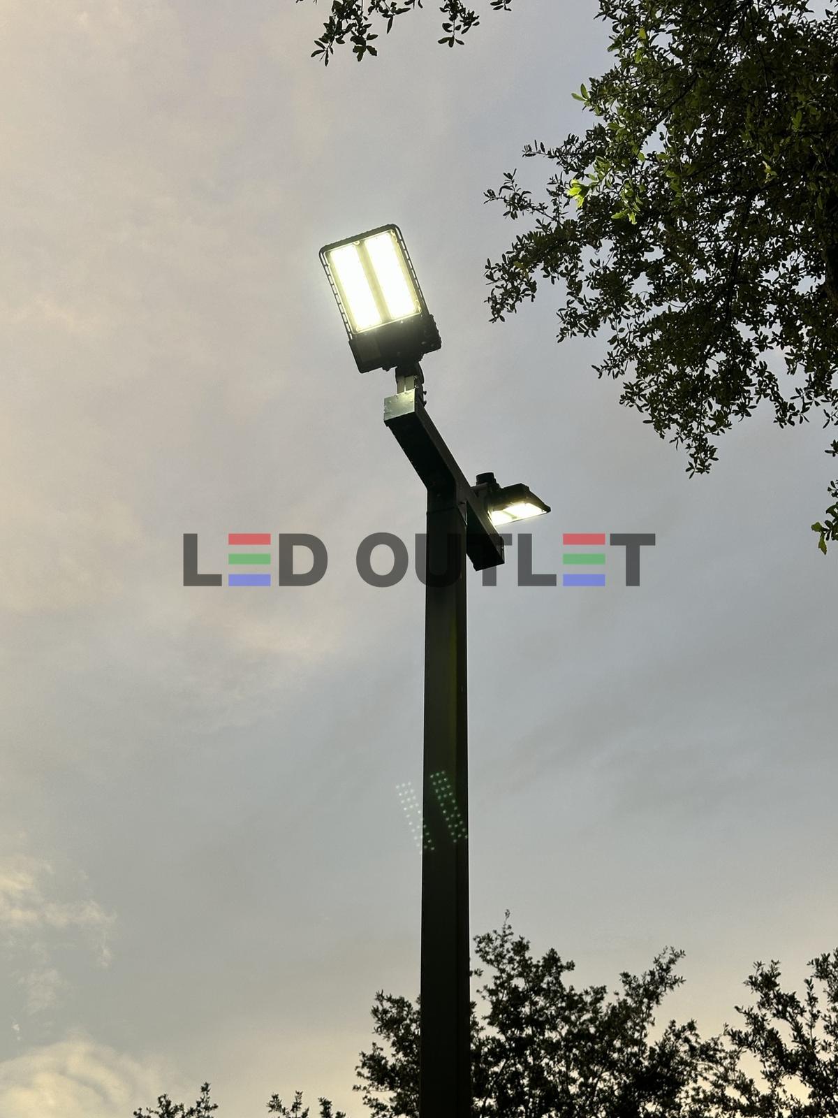 Parking lot LED lighting upgrade Orlando